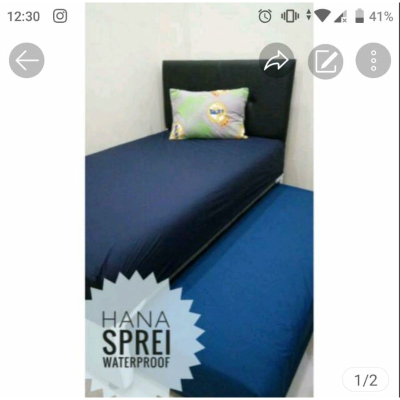 sprei waterproof 90x180