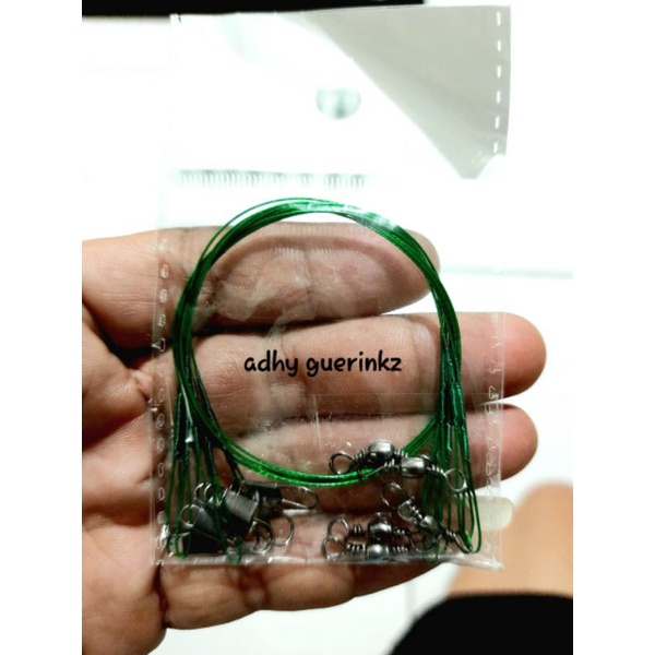 leader kawat baja / senar pancing