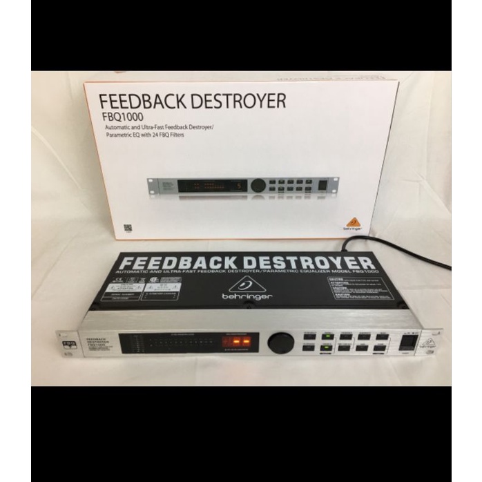 behringer feddback destroyer fbq1000 fbq 1000 anti feadback