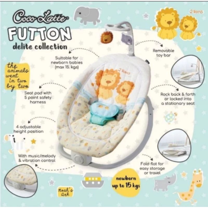 Bouncer Cocolatte Futton / Ayunan Bayi / Bouncer Ayun Cocolatte Futton