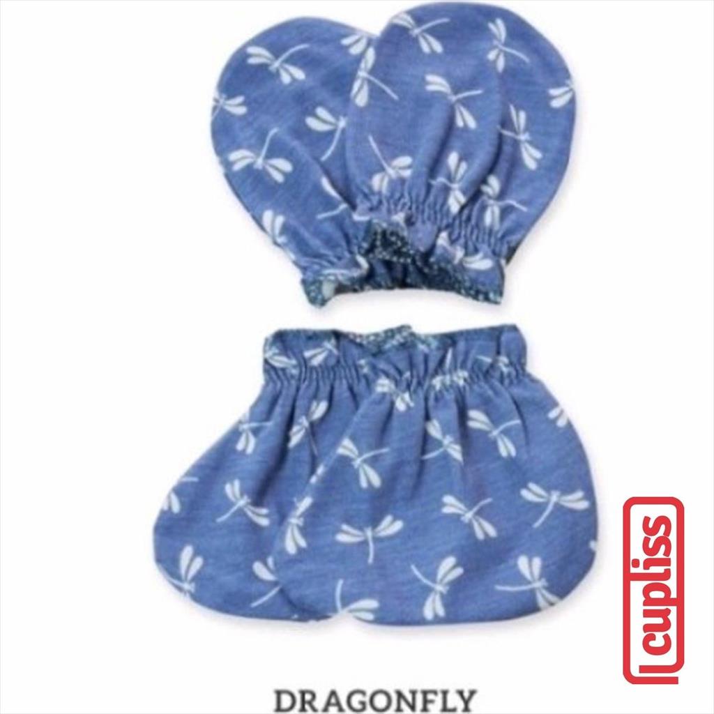 Dragon Fly Little Palmerhaus Mittens Booties Sarung Tangan Kaki Bayi