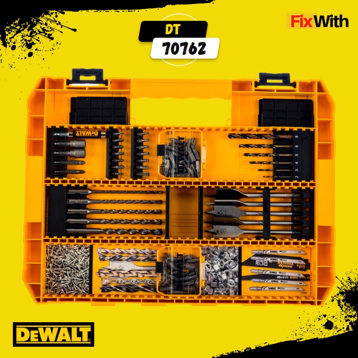 Mata Bor DEWALT DT70762 Obeng Set 85pcs Dewalt DT 70762 Drill Driver Set