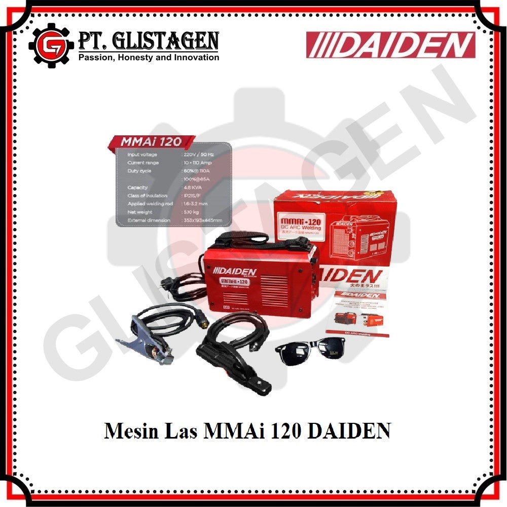 DAIDEN MMA 120 Mesin Las Trafo Las Listrik DAIDEN Welding MMAi-120