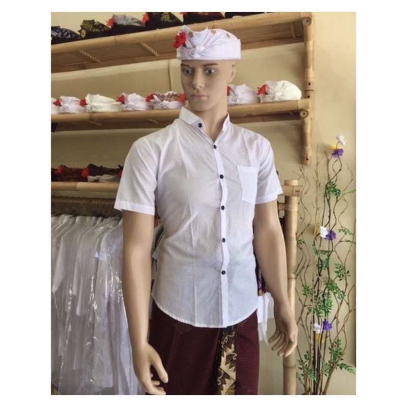 kameja pria bali// pakaian pria adat ke pura//baju pria bali// kameja bali// pakaian pria