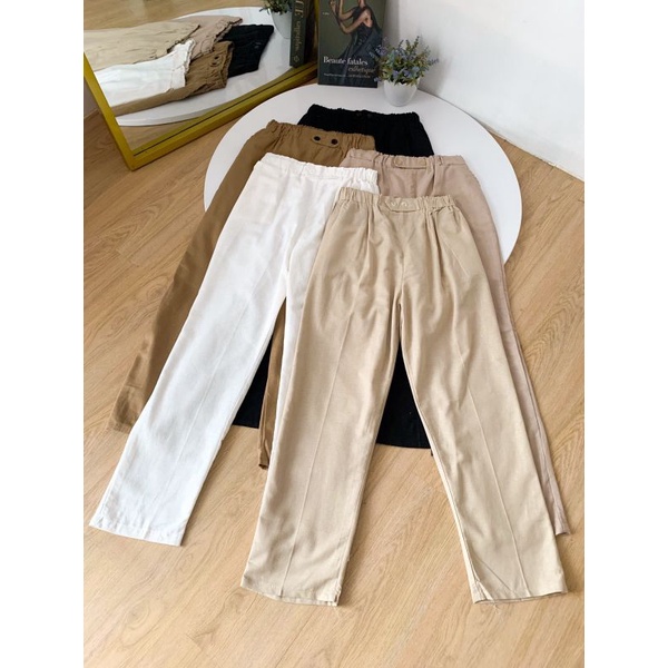kyra Linen pants/celana wanita