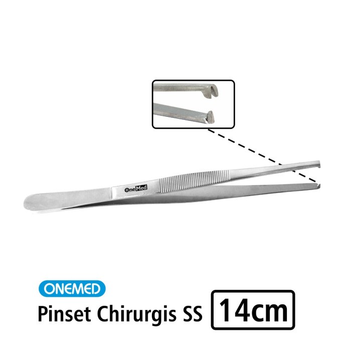 Pinset Chirurgis 14cm Stainless Steel Onemed OJB