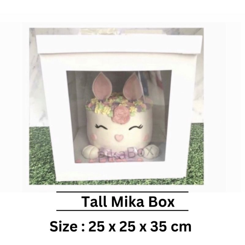 Dus Putih Tinggi / Cake Box berukuran 25x25 tinggi 35cm