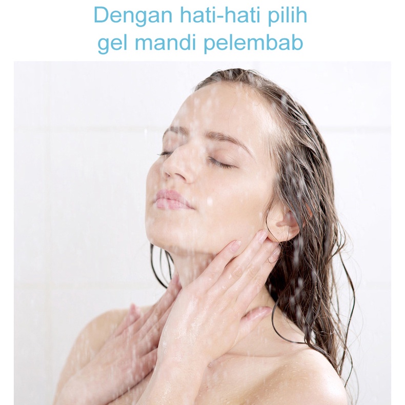 Pemutih badan Sabun Mandi Cair Goat milk shower gel 800ml Whitening Brightening body wash Mencerahkan Kulit dan Melembabkan kulit with