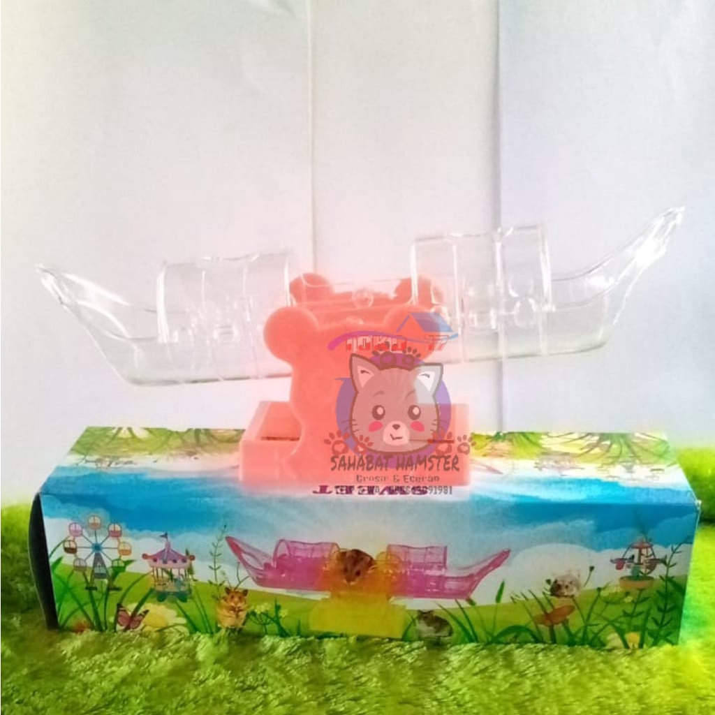 Sweet Kora Kora Hamster Mainan Jungkat Jungkit Hewan Tupai Gerbil Bajing