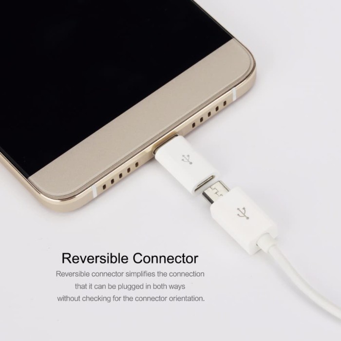 ROCK Converter Micro USB to Type-C Sync Charge Adapter