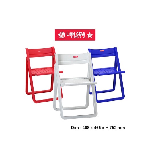 LION STAR Folding Chair FC - 8 TINGGI 75.2cm kursi lipat KURSI SANTAI