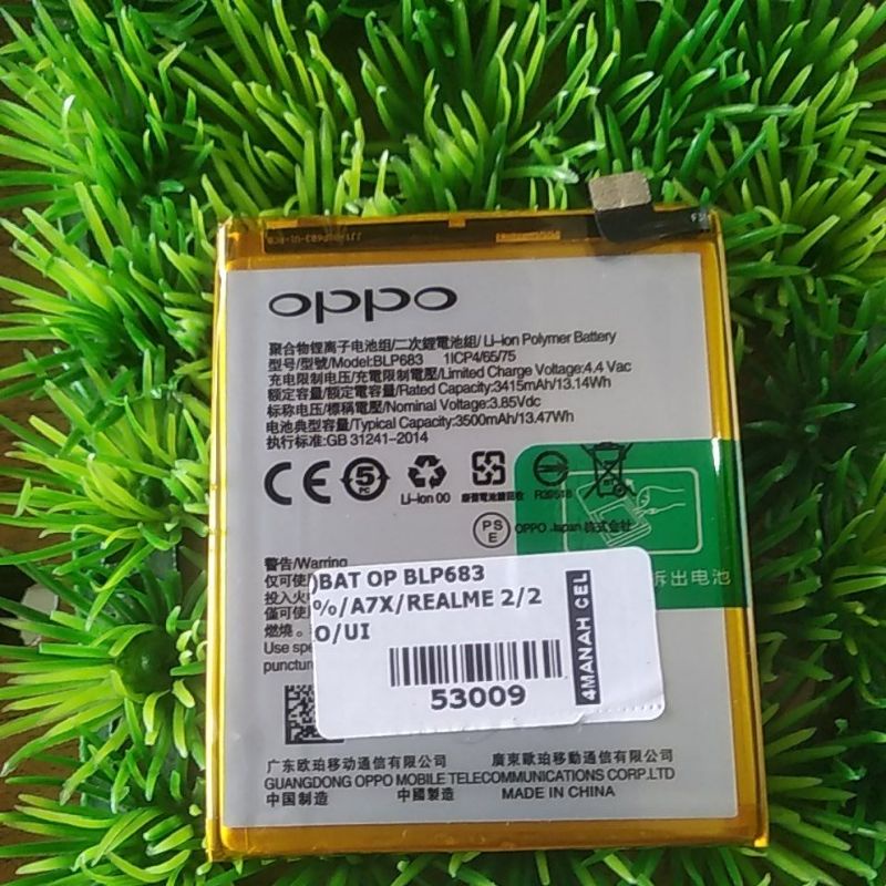 BAT OPPO BLP683 99%/A7X/REALME 2/2PRO/UI