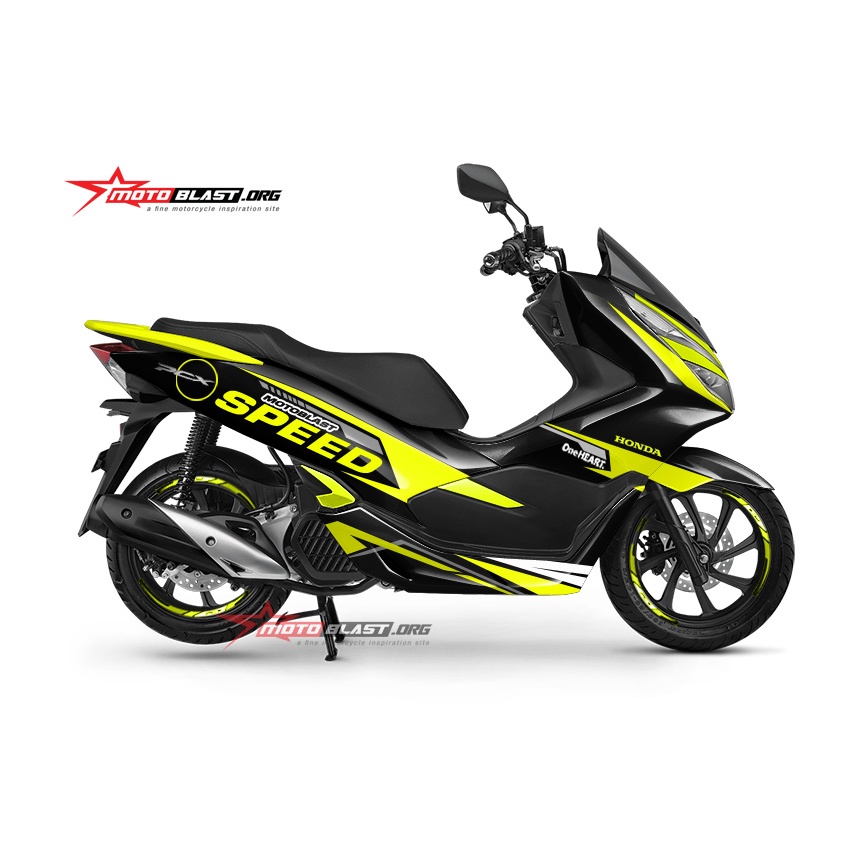 Decal Stiker Honda All New PCX 150 Speed Stabilo Full Body Motoblast
