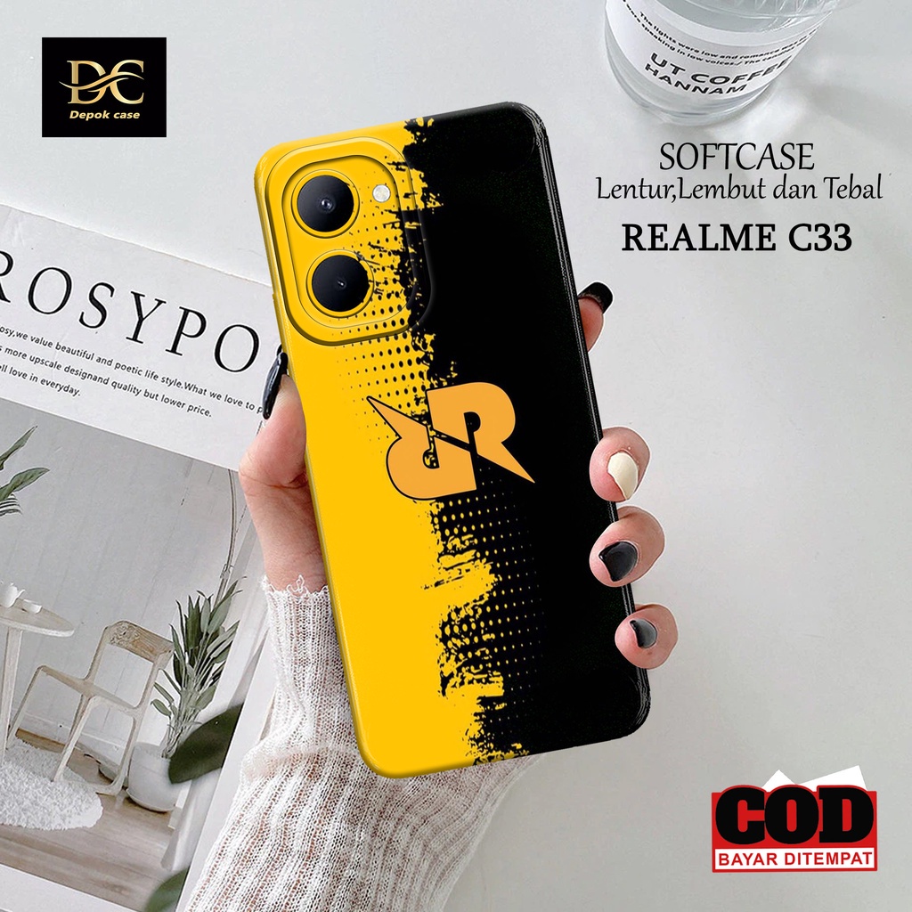 MAKMUR - Case Realme C33 Terbaru - Fhasion Case GAMING - Casing Hp Realme C33 Terbaru - Softcase Hp 