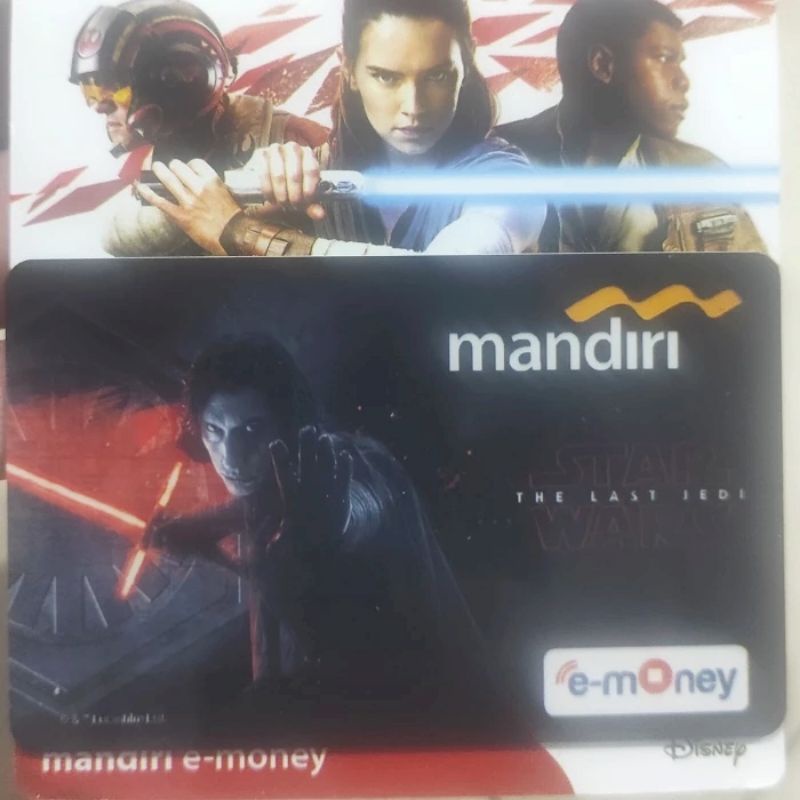 Mandiri eMONEY Star Wars - KYLO RAN ORI /Like eTOLL Tapcash Flazz or Brizzi