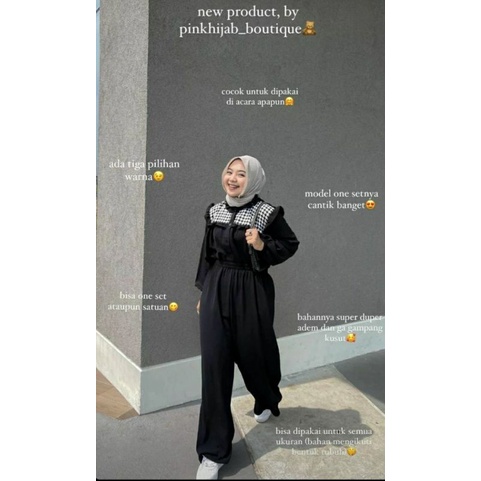 NAOMI SET VERSI BLACK BY PINKHIJAB_BOUTIQUE