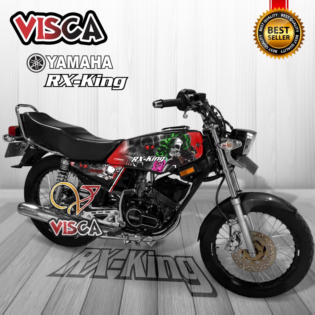 Decal Rx King Full Body Skull