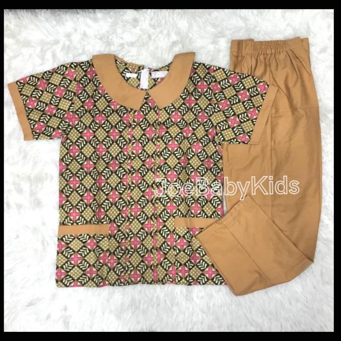 Keshwari Seragam Suster Batik / Baju baby sitter batik/Setelan Suster