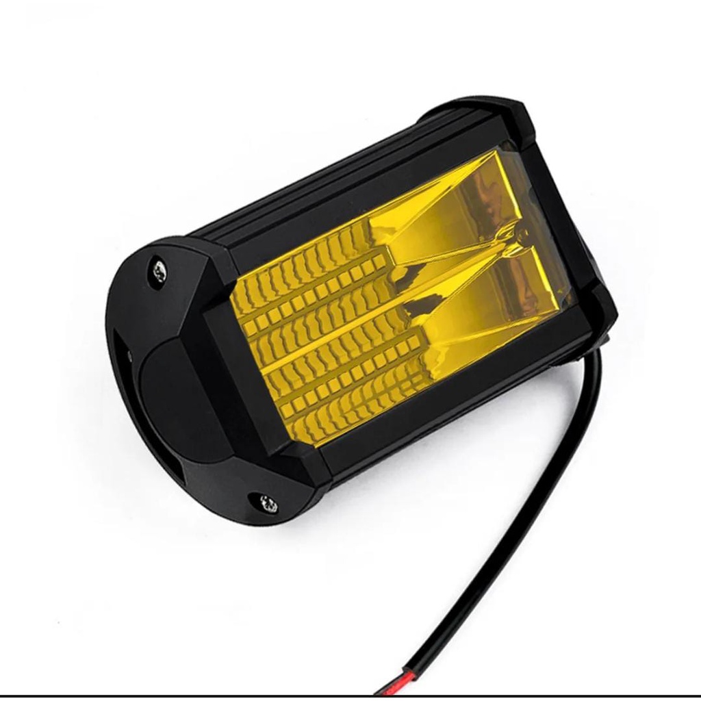 Lampu 24 led Kuning Tembak sorot offroad 72watt 72w cree Bar Outdoor Mobil