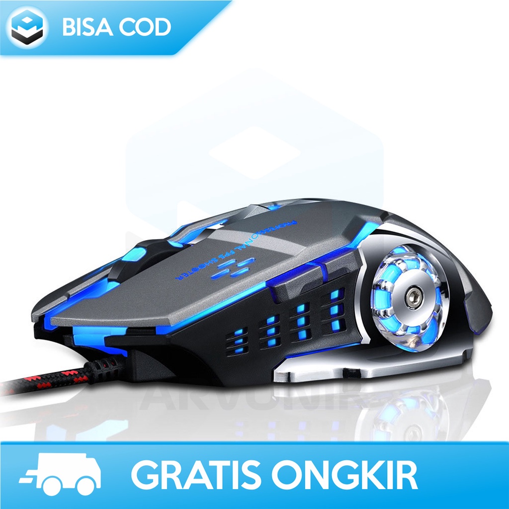 PAKET GAMING MOUSE OPTICAL DAN KEYBOARD MECHANICAL RGB PREMIUM QUALITY