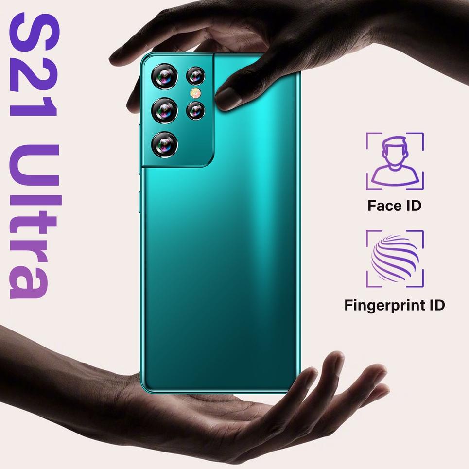 Stok terbaru   Handphone S21 Ultra 8+256GB 5.8 inci Ponsel Baru 5G Original Ponsel Hp Murah Telepon 