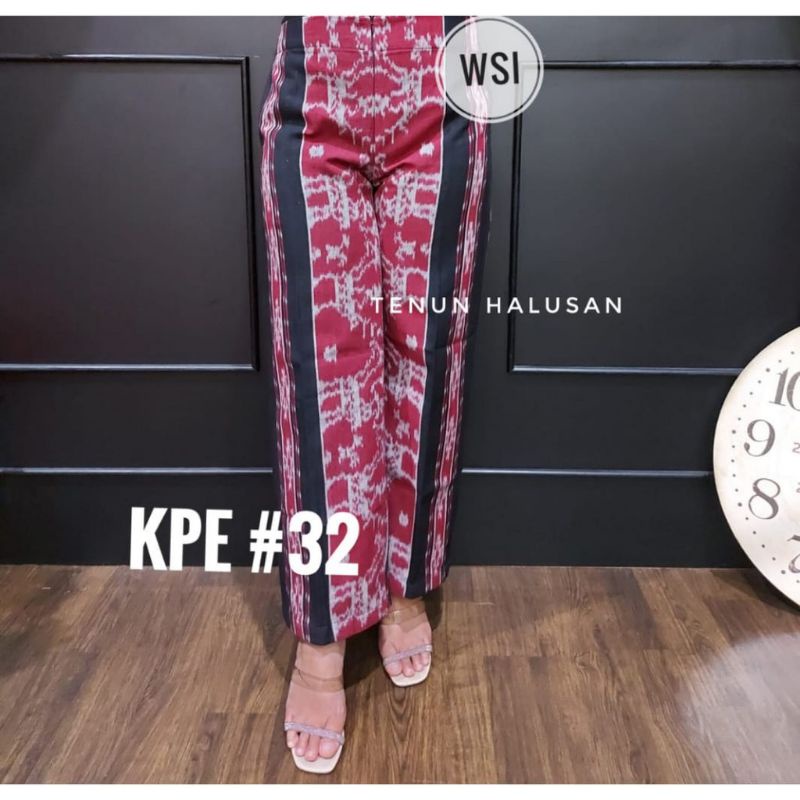 KULOT PANJANG ETNICK WANITA, CELANA PANJANG LONGGAR MOTIF