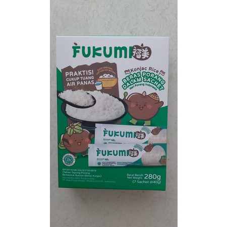 

Fukumi Beras Porang Box isi 7 Sachet