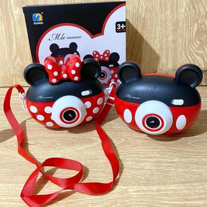 Mainan Camera Bubble Mickey Minnie