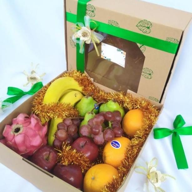 

[TERMURAH] PARCEL / PARSEL BUAH BOX FRUIT HAMPERS PREMIUM LEBARAN TH56464T