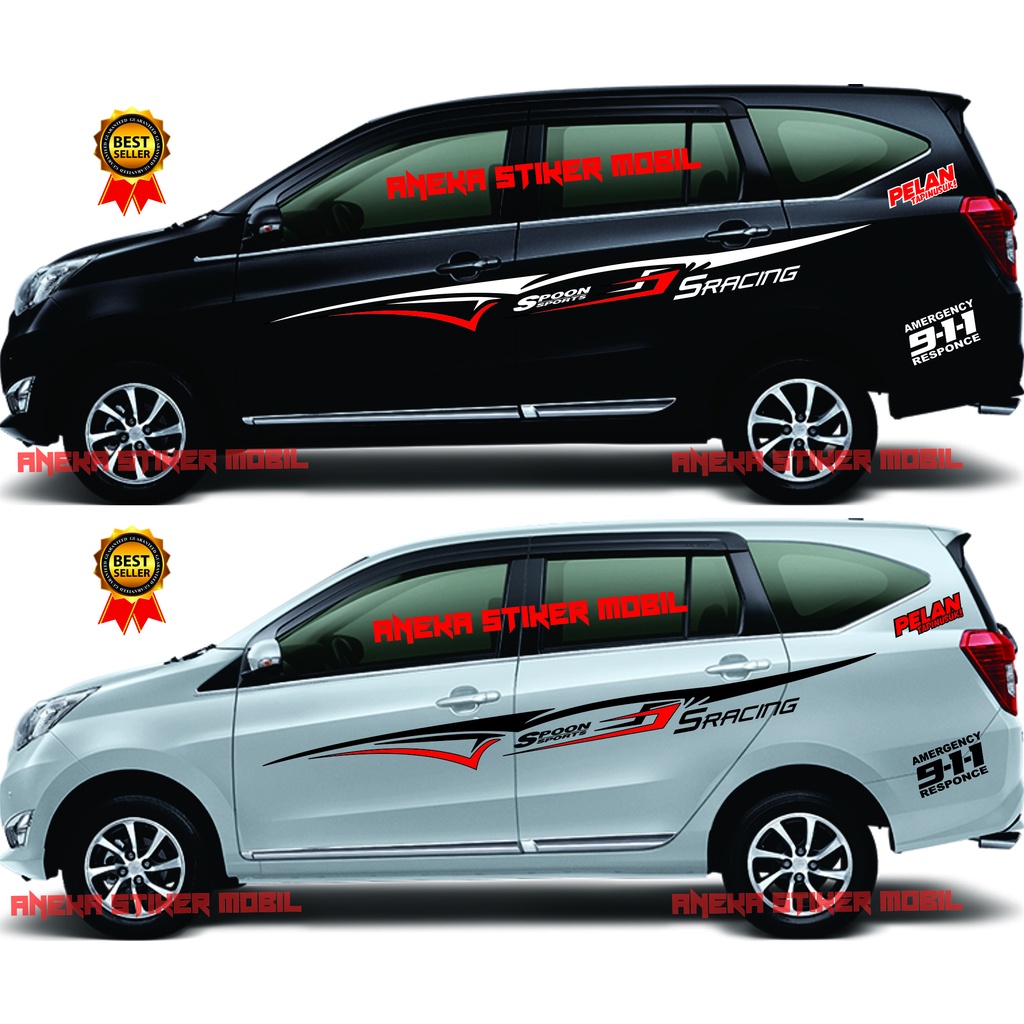 Cutting Sticker Mobil Daihatsu Sigra Stiker Body Mobil Sigra Aksesoris Mobil Sigra Stiker Mobil Sigr