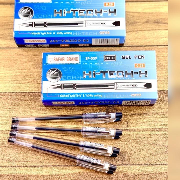 

PUR374 (1pack) Pulpen/Gel Pen Hi-Tech-H Hi-Tech Hitech Hi-Tec Hitec Murah Safari eds-on 0.28 mm **