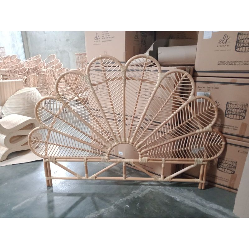 headboard rotan size dipan 160x200/headboard rotan size queen 160cm