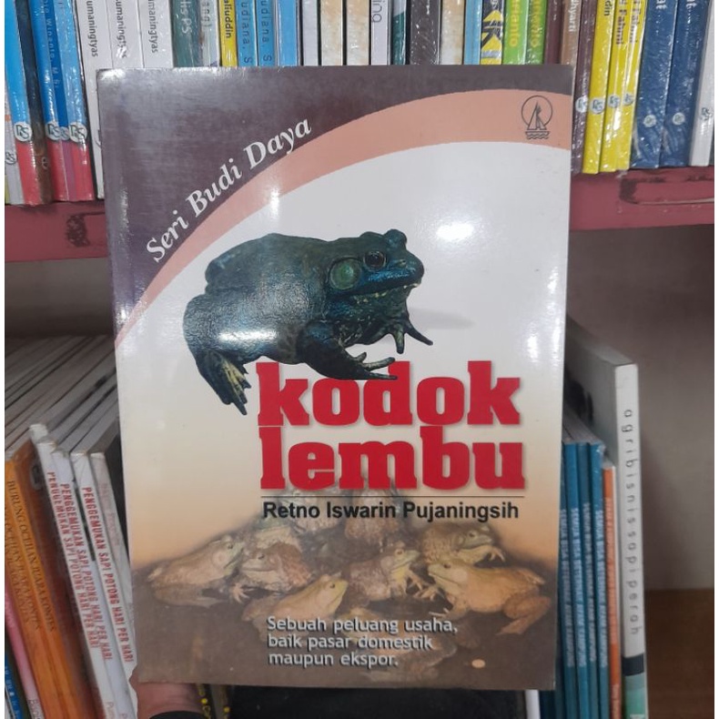 Jual Buku Original Hvs Budidaya Kodok Lembu Retno Iswarin Shopee