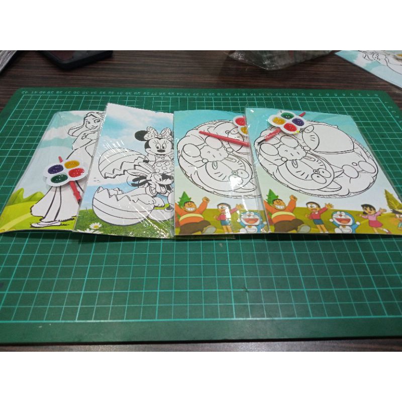 

gambar mewarnai cat air tanggung isi 30 pcs