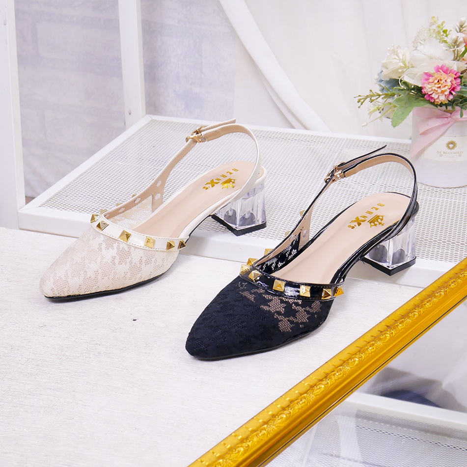 Bernx's Shoes - Sepatu Pesta Wanita Glory Heels Kaca 5 cm