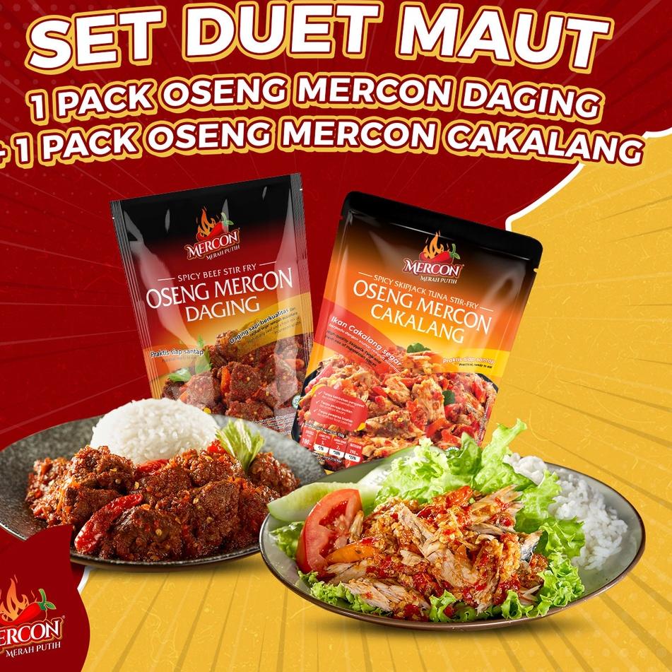 

➧ Mercon Merah Putih - Set Duet Maut || Oseng Mercon Daging + Cakalang ☎