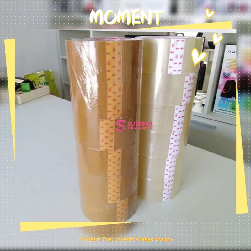 

Lakban Murah 45mm 90Y Tape lakban bening & lakban coklat/ Isolasi bening & Isolasi coklat