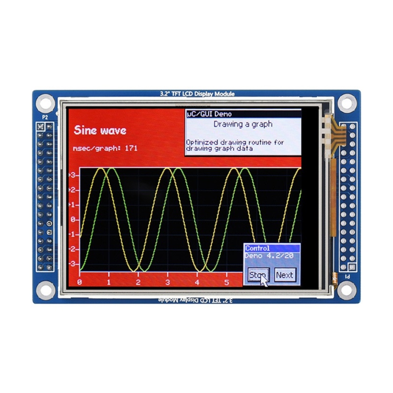 Btsg 3.2inch 320x240 TFT LCD Module Display Dengan Panel Kontroler Layar Sentuh