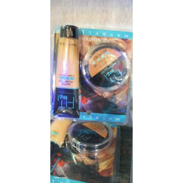 maybeline paket bedak+foundesion