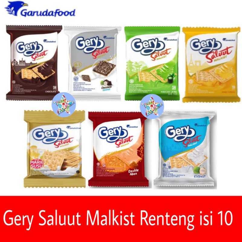 

Gery Saluut Malkist isi 10pc/renteng