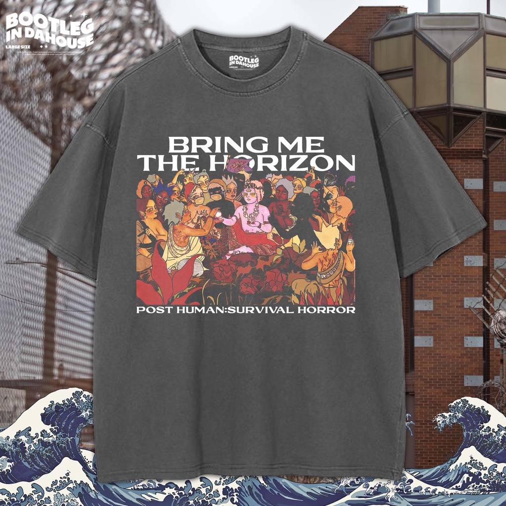 BRING ME THE HORIZON POST HUMAN: SURVIVAL HORROR Oversize T-shirt / Kaos Oversize BRING ME THE HORIZ
