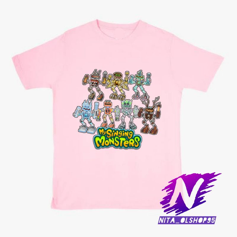kaos anak baju anak mysinging monsters terbaru karakter