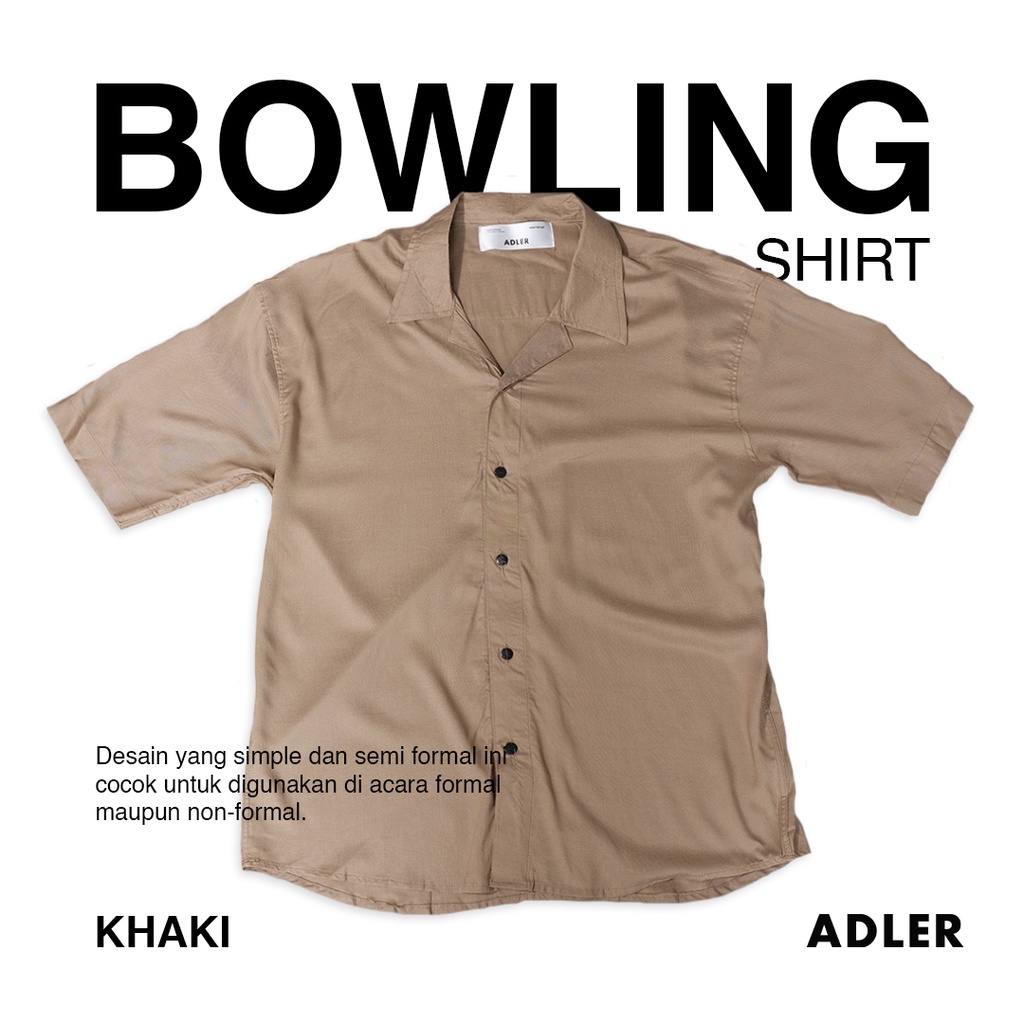 ADLER Bowling Shirt Khaki