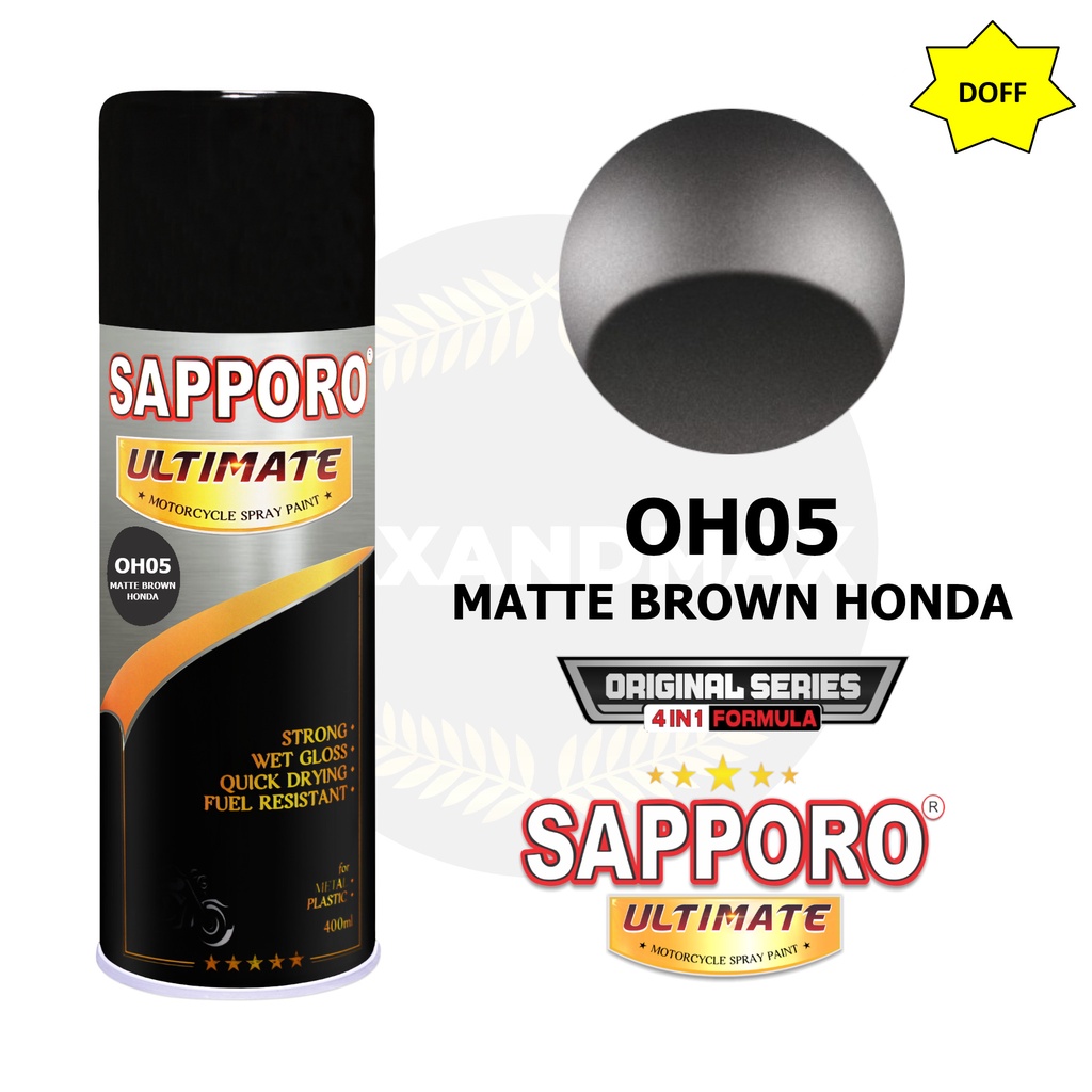 SAPPORO ULTIMATE Matte Brown Honda OH05 400 ml