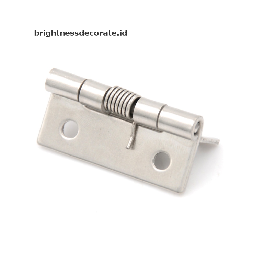 [Birth] Engsel Pintu Spring Serut Sudut Penutup Sendiri Stainless Steel Panjang 2inch [ID]