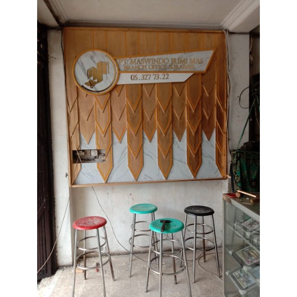 Backdrop Kantor Motif, Backdrop Model bermotif 1 Meter, Backdrop Manten, Background Nikahan, Backdro