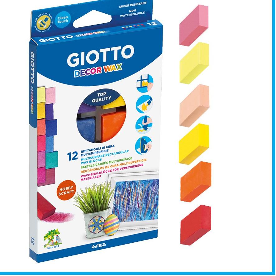 

Terbaik GIOTTO DECOR WAX CRAYON BLOCK, 12 COLS.