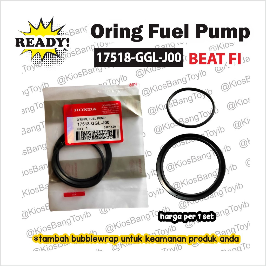 Seal Oring Fuel Pump Honda BEAT FI SCOOPY VARIO PCX SUPRA (17518-GGL)