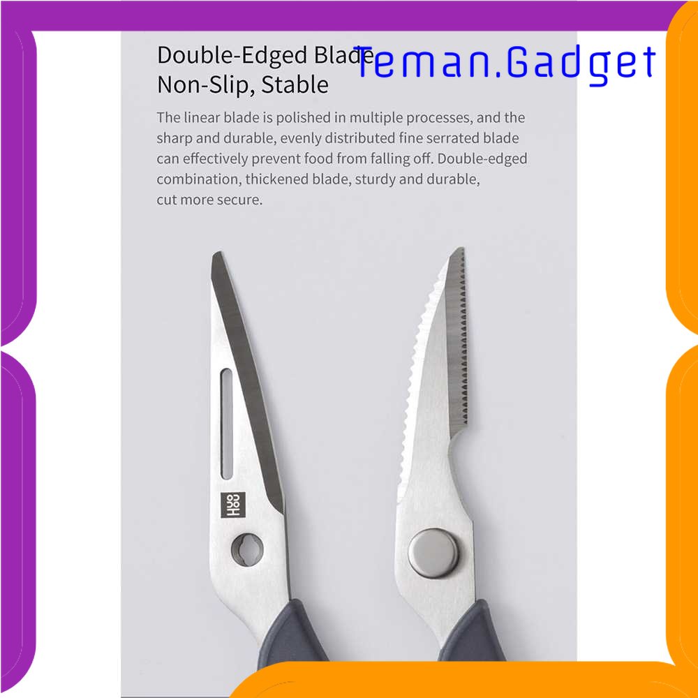 TD - DPR Huohou Gunting Dapur Multifunctional Detachable Scissors - HU0062