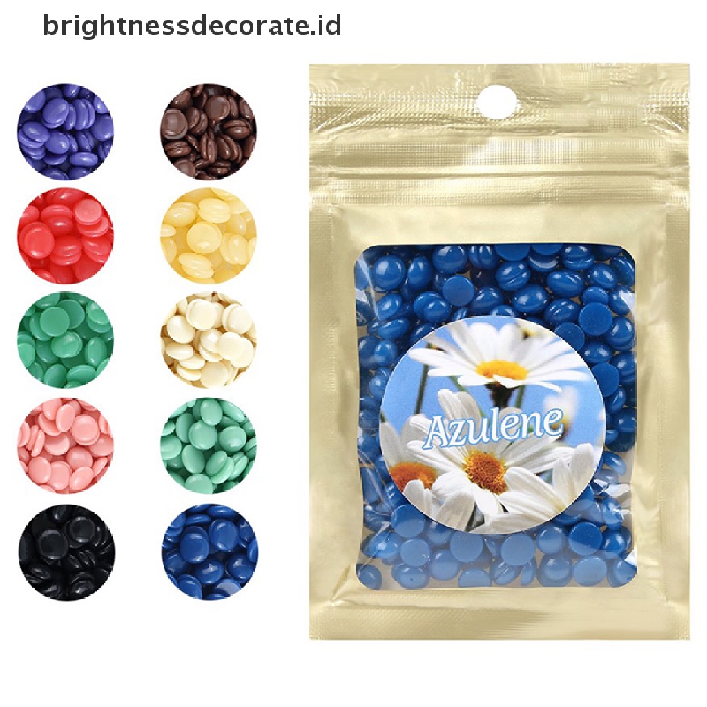 [Birth] 25gwax beans No Strip Depilatory Hot Film Hard Wax Pelet Waxing Penghilang Bulu [ID]